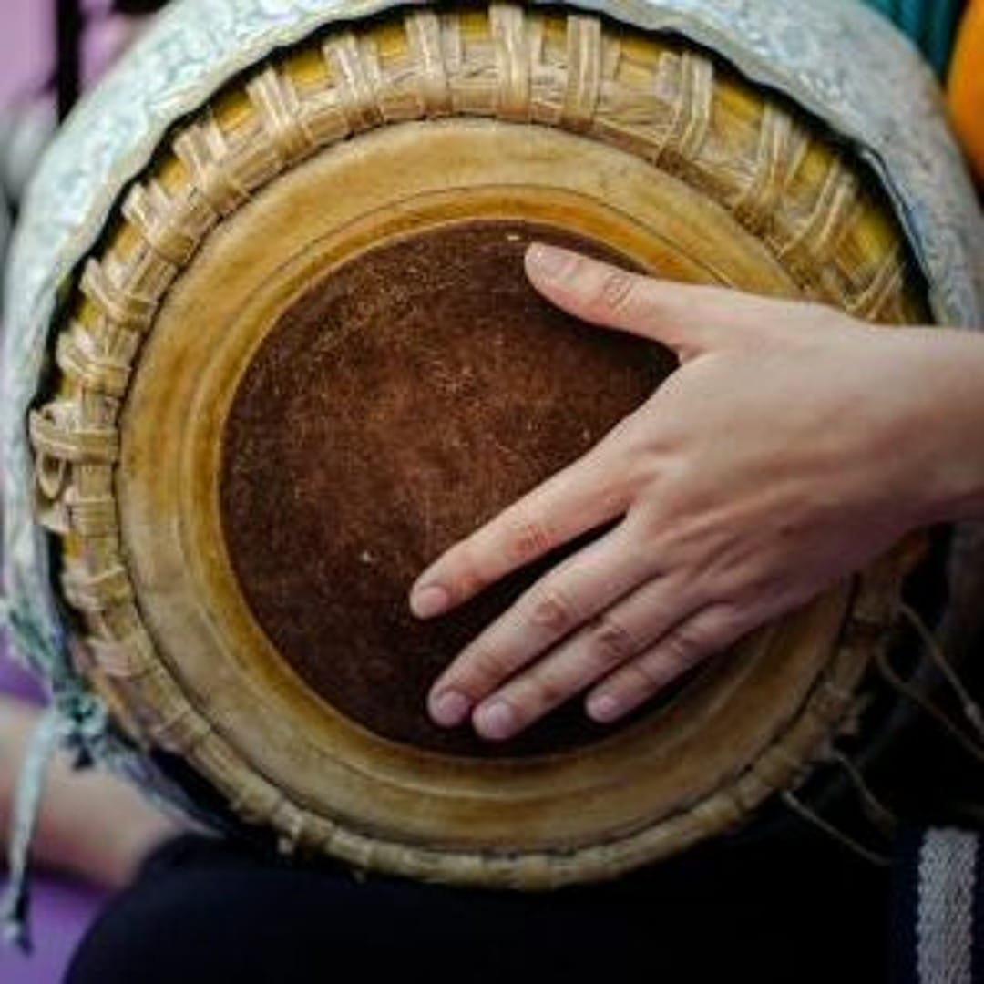 Mridangam reference close-up